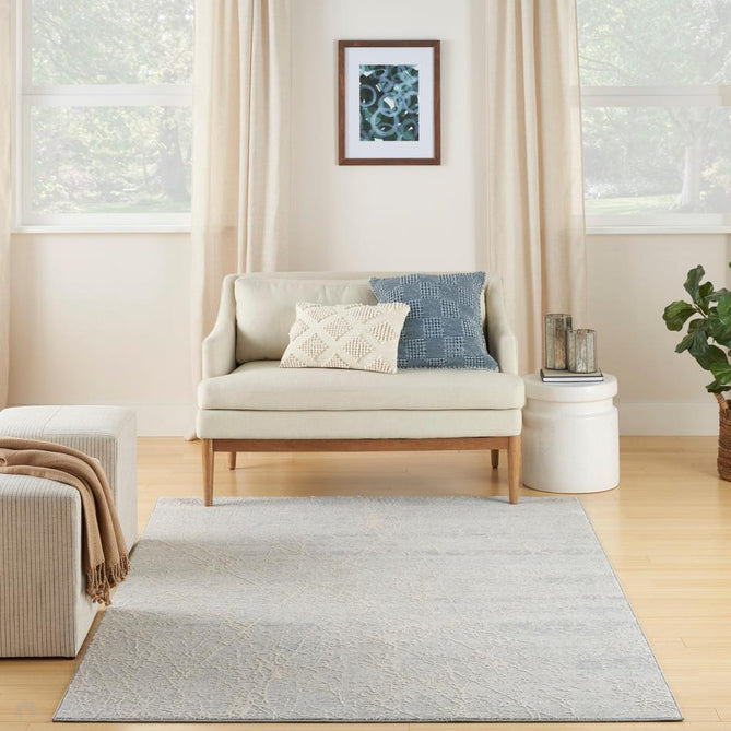 Exhale EXL02 Ivory/Grey Rug-Nourison-Rug Love - The Most Loved Rug Store