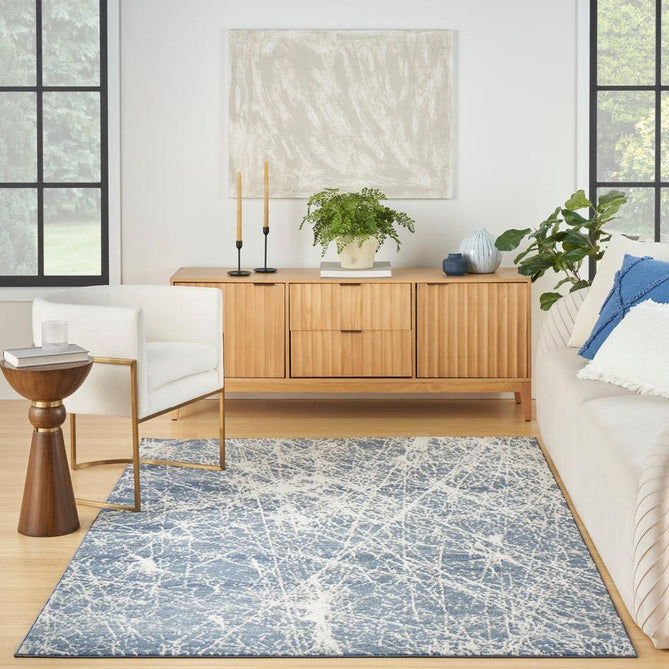 Exhale EXL02 Navy/Ivory Rug-Nourison-Rug Love - The Most Loved Rug Store