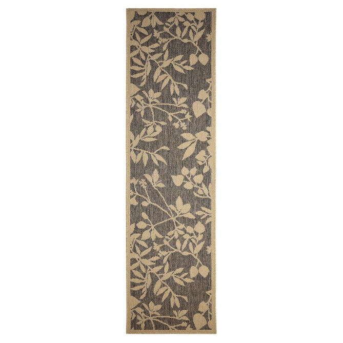 Flatweave Gel Leaf Natural Rug-Melrose-Rug Love - The Most Loved Rug Store