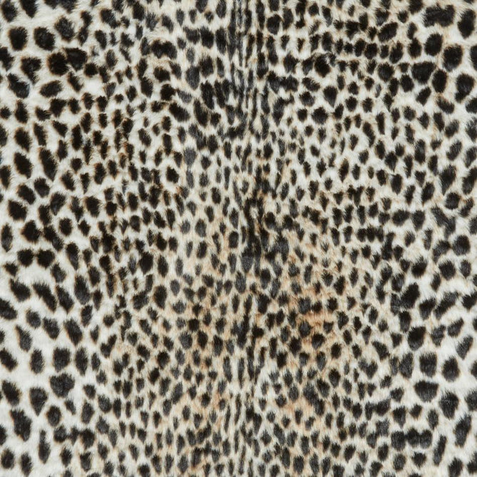 Faux Fur Cheetah Print Soft White/Black/Warm Beige/Tan Rug-Think Rugs-Rug Love - The Most Loved Rug Store