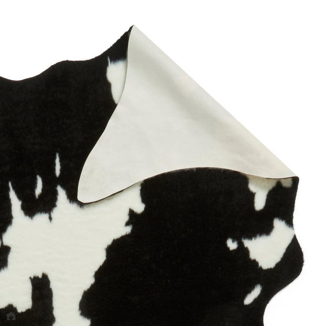 Faux Fur Cow Print Black/White Rug-Think Rugs-Rug Love - The Most Loved Rug Store