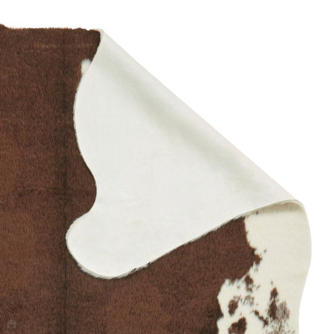 Faux Fur Cow Print Cream/Chocolate Brown/Chestnut/Mocha Rug-Think Rugs-Rug Love - The Most Loved Rug Store