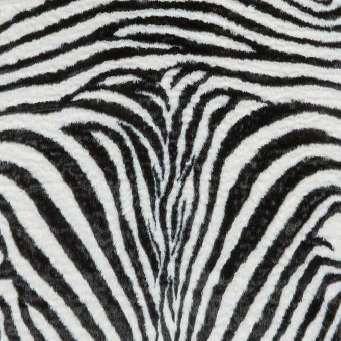Faux Fur Zebra Print White/Black Rug-Think Rugs-Rug Love - The Most Loved Rug Store