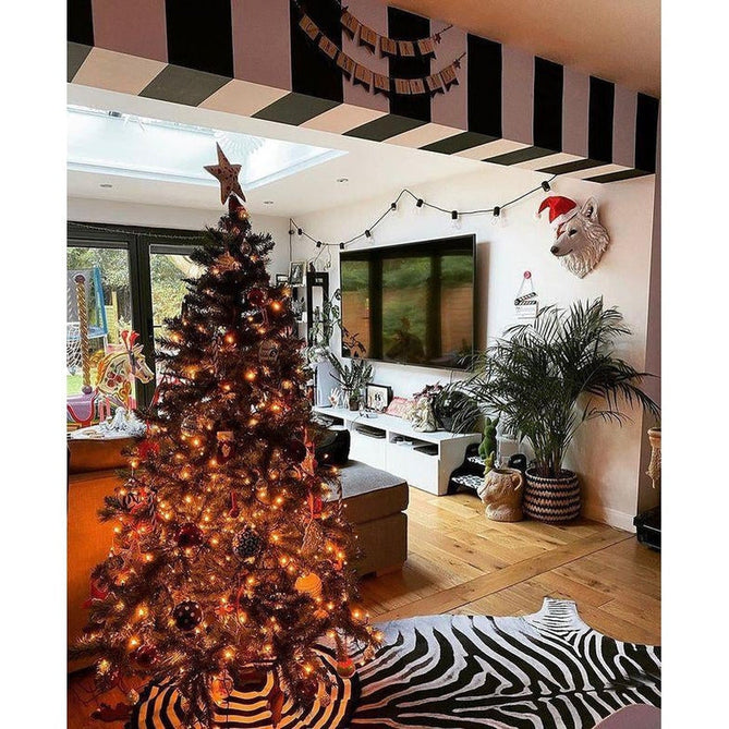Faux Zebra Print Animal Skin Lightweight Printed Polyester Flatweave Black/White/Grey Rug-Think Rugs-Rug Love - The Most Loved Rug Store