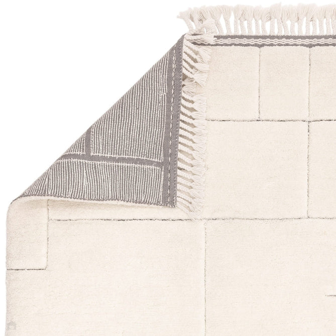 Fes FE02 Modern Plain Moroccan Berber Super-Soft Plush Hand-Carved Mid-Height Polyester Shaggy Cream/White Rug-Asiatic Carpets-Rug Love - The Most Loved Rug Store