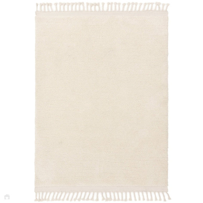 Fes FE03 Moroccan Berber Soft Plush Hand-Carved Boho Cream/White Rug 160 x 230cm-Shop Returns-Rug Love - The Most Loved Rug Store