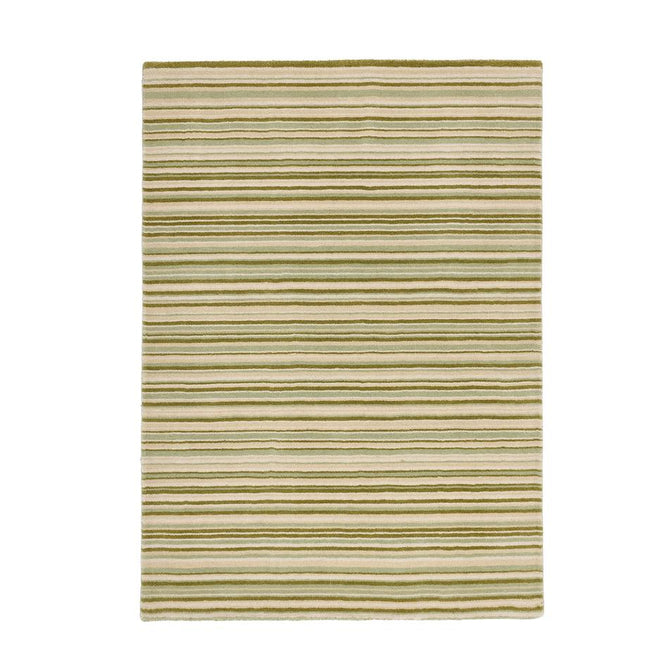 Fine Stripes Green Rug-Origins-Rug Love - The Most Loved Rug Store