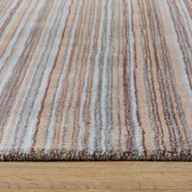 Fine Stripes Modern Stripe Hand-Woven Wool Beige/Natural Rug-Origins-Rug Love - The Most Loved Rug Store