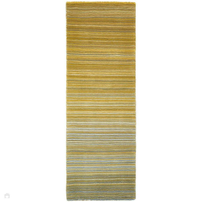 Fine Stripes Modern Stripe Hand-Woven Wool Ochre Rug-Origins-Rug Love - The Most Loved Rug Store