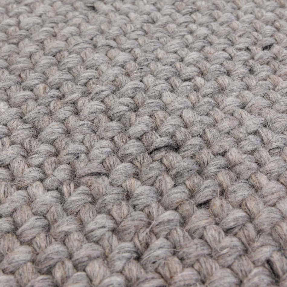 Tonal Wools Finley Modern Plain Basketweave Hand-Woven Tonal Textured Durable Wool