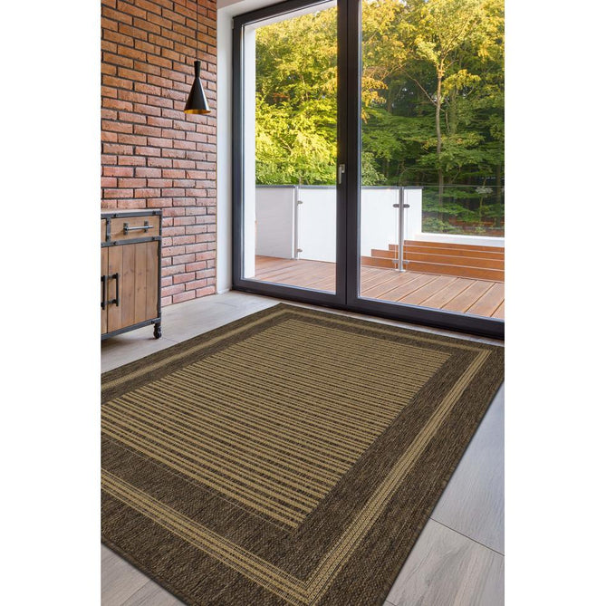 Flatweave Gel Border Natural Runner-Melrose-Rug Love - The Most Loved Rug Store