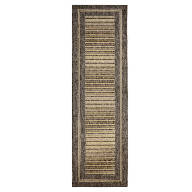 Flatweave Gel Border Natural Runner-Melrose-Rug Love - The Most Loved Rug Store