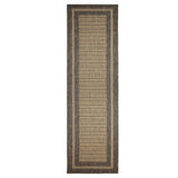Flatweave Gel Border Natural Runner