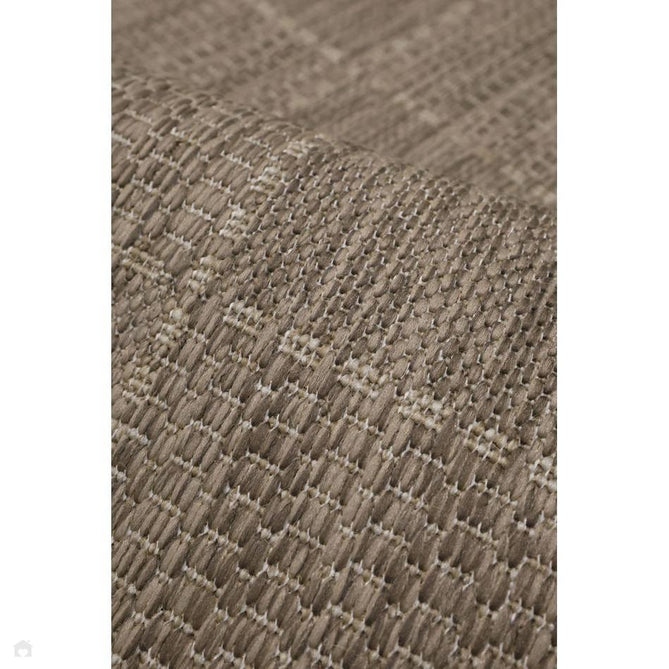 Flatweave Gel Check Latte Rug-Melrose-Rug Love - The Most Loved Rug Store
