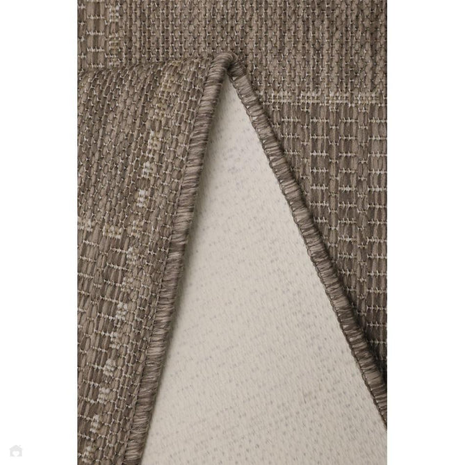 Flatweave Gel Check Latte Rug-Melrose-Rug Love - The Most Loved Rug Store