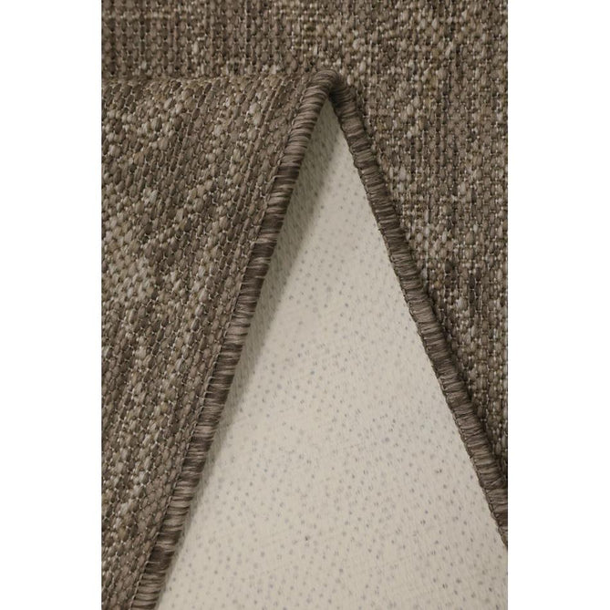 Flatweave Gel Medallion Latte Runner-Melrose-Rug Love - The Most Loved Rug Store