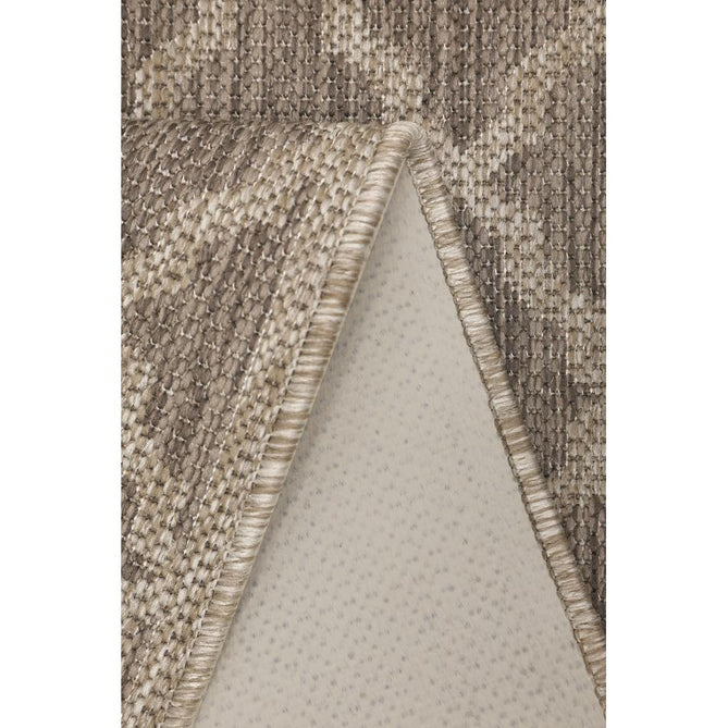 Flatweave Gel Trellis Latte Runner-Melrose-Rug Love - The Most Loved Rug Store
