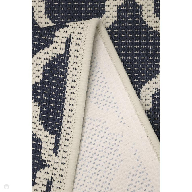 Flatweave Gel Trellis Navy Rug-Melrose-Rug Love - The Most Loved Rug Store