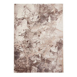 Florence 50032 Modern Abstract Metallic Alabaster Distressed Textured High-Density Soft Beige/Brown/Silver Rug