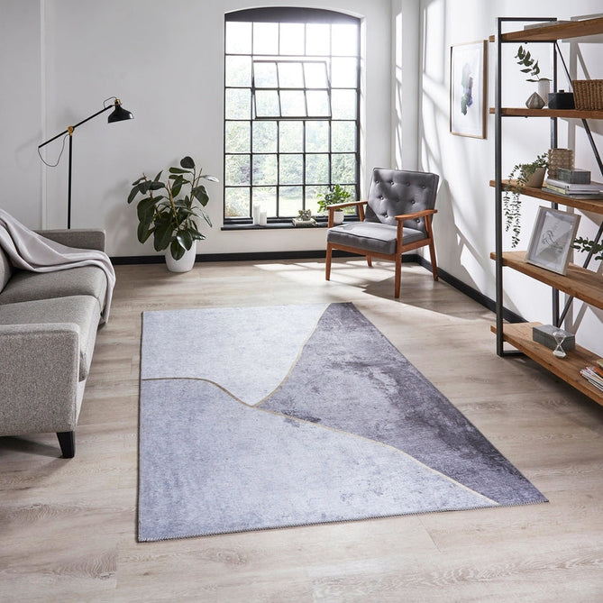 Force K7279 Grey/Gold Rug-Think Rugs-Rug Love - The Most Loved Rug Store