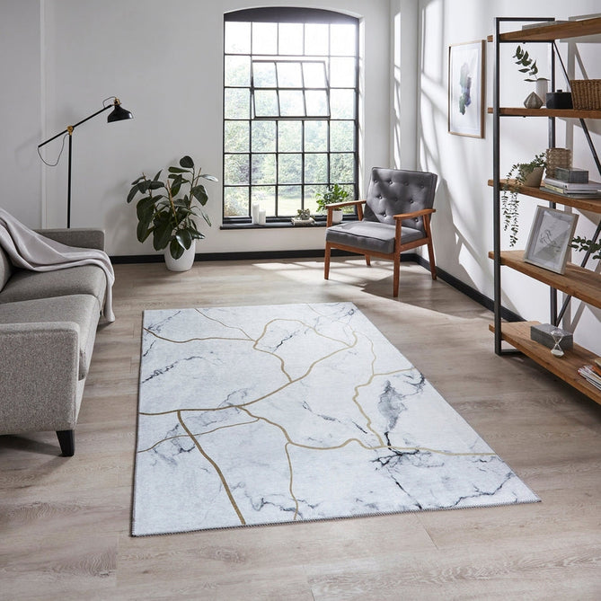 Force K7281 Ivory/Gold Rug-Think Rugs-Rug Love - The Most Loved Rug Store