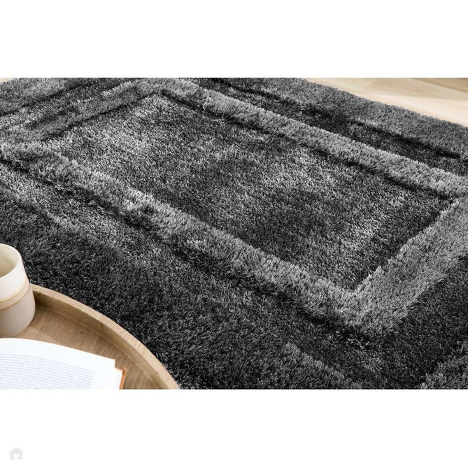 Frame Charcoal Grey Rug-Origins-Rug Love - The Most Loved Rug Store