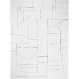 Freud FEU2308 Modern Abstract White/Cream/Brown/Terra Rug