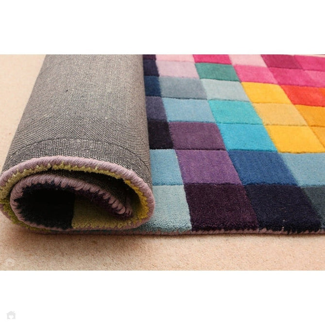 Funk Modern Geometric High-Density Heavyweight Hand-Woven Wool Multicolour Rug-Asiatic Carpets-Rug Love - The Most Loved Rug Store