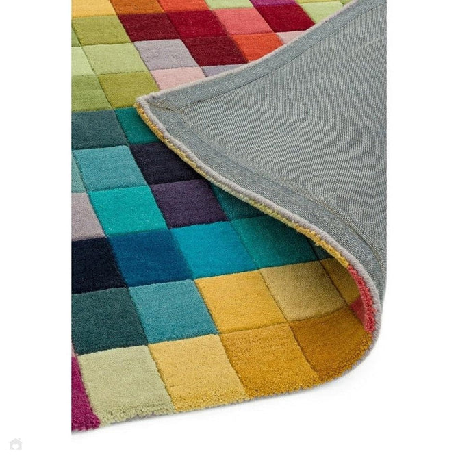 Funk Modern Geometric High-Density Heavyweight Hand-Woven Wool Multicolour Rug-Asiatic Carpets-Rug Love - The Most Loved Rug Store