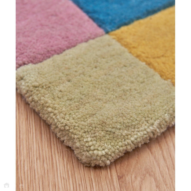 Funk Modern Geometric High-Density Heavyweight Hand-Woven Wool Multicolour Rug-Asiatic Carpets-Rug Love - The Most Loved Rug Store