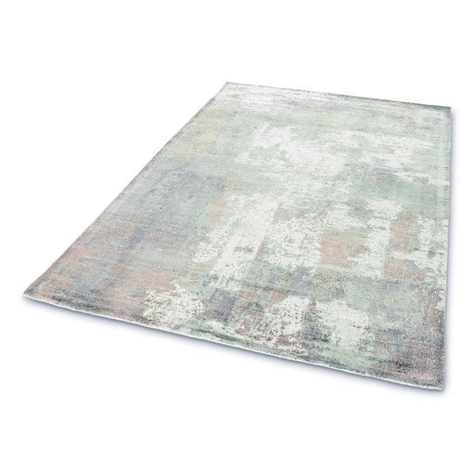 Gatsby Modern Abstract Distressed Metallic Shimmer Hand-Woven Textured Printed Viscose Flatweave Coral/Grey/Taupe/Cream Rug-Asiatic Carpets-Rug Love - The Most Loved Rug Store