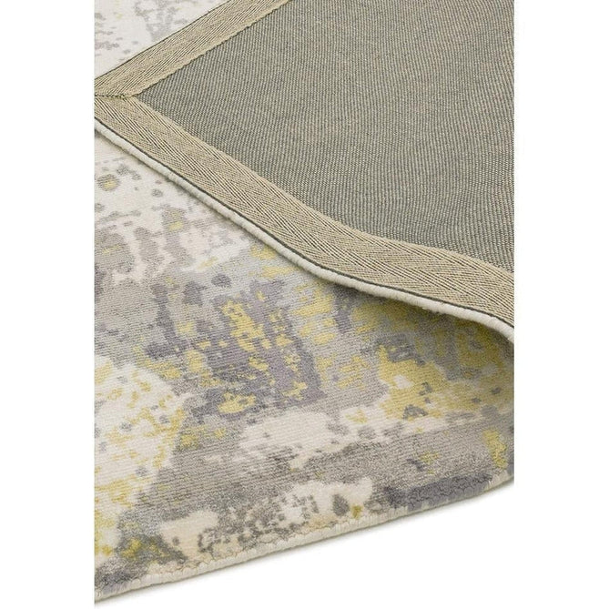 Gatsby Modern Abstract Distressed Metallic Shimmer Hand-Woven Textured Printed Viscose Flatweave Gold/Grey/Taupe/Cream Rug-Asiatic Carpets-Rug Love - The Most Loved Rug Store