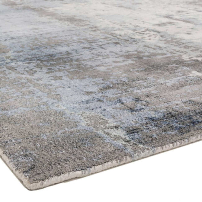 Gatsby Modern Abstract Distressed Metallic Shimmer Hand-Woven Textured Printed Viscose Flatweave Navy/Grey/Cream Rug-Asiatic Carpets-Rug Love - The Most Loved Rug Store