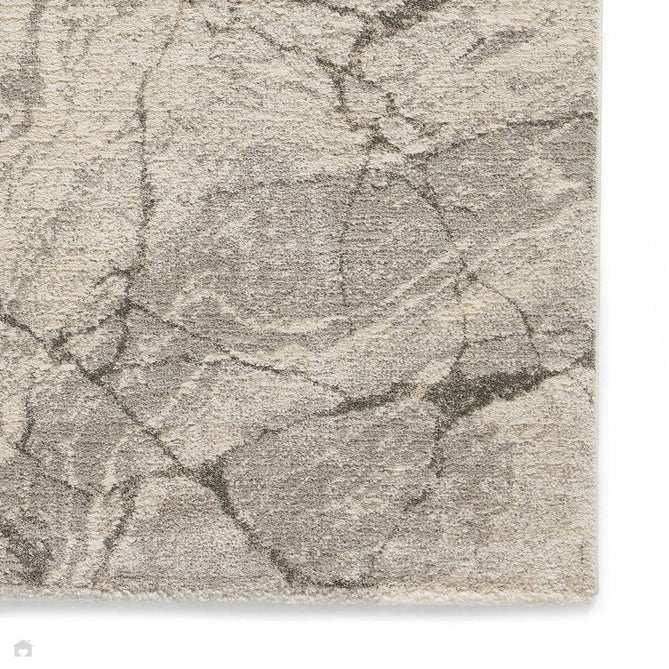 Geneva 1614 Modern Abstract Marble Textured Soft-Touch High-Density Silver/Cream Rug-Think Rugs-Rug Love - The Most Loved Rug Store