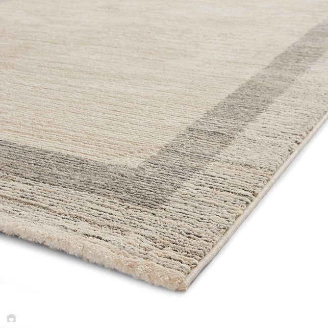Geneva 1616 Modern Plain Border Textured Soft-Touch High-Density Beige/Grey Rug-Think Rugs-Rug Love - The Most Loved Rug Store