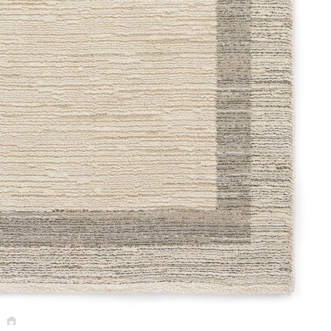 Geneva 1616 Modern Plain Border Textured Soft-Touch High-Density Beige/Grey Rug-Think Rugs-Rug Love - The Most Loved Rug Store