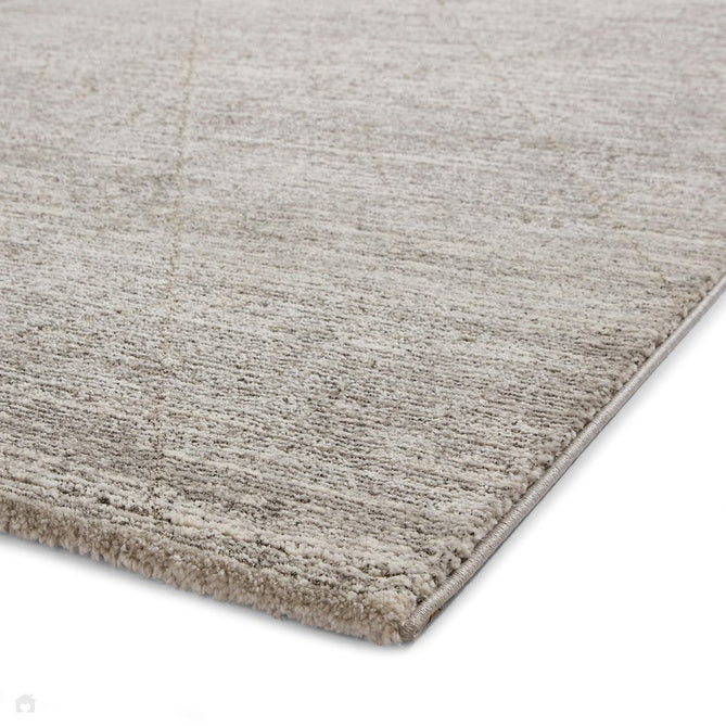 Geneva 62321 Modern Plain Subtle Linear Textured Soft-Touch High-Density Grey/Cream Rug-Think Rugs-Rug Love - The Most Loved Rug Store