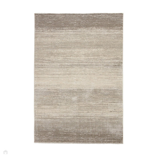 Geneva 62786 Modern Plain Tonal Stripe Textured Soft-Touch High-Density Grey/Beige/Cream Rug-Think Rugs-Rug Love - The Most Loved Rug Store