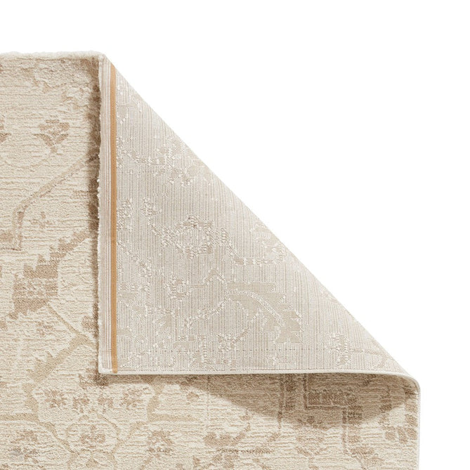 Geneva 64615 Traditional Medallion Textured Soft-Touch High-Density Cream/Beige Rug-Think Rugs-Rug Love - The Most Loved Rug Store
