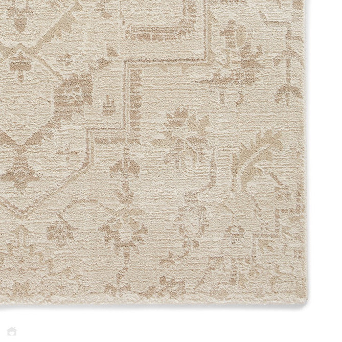 Geneva 64615 Traditional Medallion Textured Soft-Touch High-Density Cream/Beige Rug-Think Rugs-Rug Love - The Most Loved Rug Store