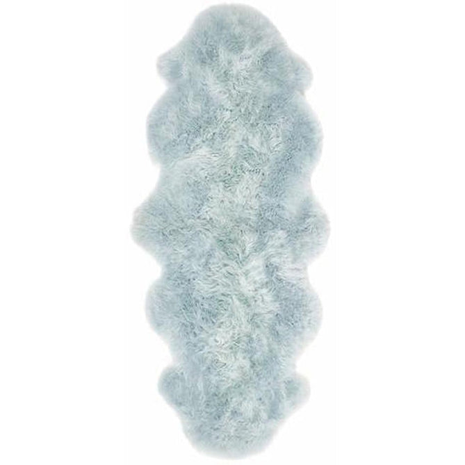 Genuine Luxury Sheepskin Plain Super Soft Long Haired Natural Wool Duck Egg Rug-Origins-Rug Love - The Most Loved Rug Store