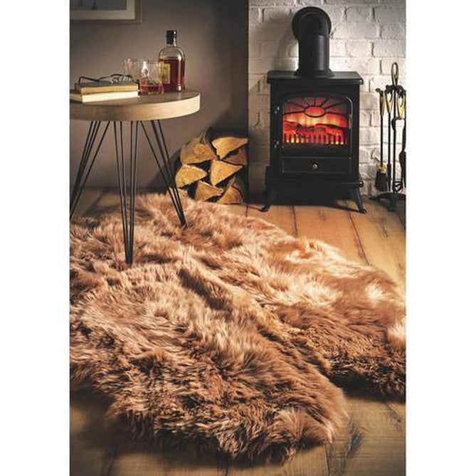 Genuine Luxury Sheepskin Plain Super Soft Long Haired Natural Wool Mink Rug-Origins-Rug Love - The Most Loved Rug Store