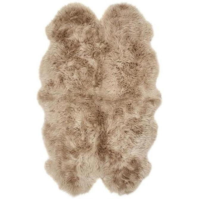 Genuine Luxury Sheepskin Plain Super Soft Long Haired Natural Wool Mink Rug-Origins-Rug Love - The Most Loved Rug Store