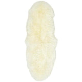 Genuine Luxury Sheepskin Plain Super Soft Long Haired Natural Wool Natural Rug