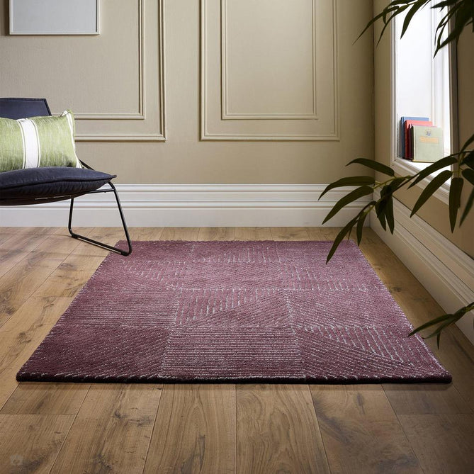 Geometric Berry Purple Rug-Origins-Rug Love - The Most Loved Rug Store