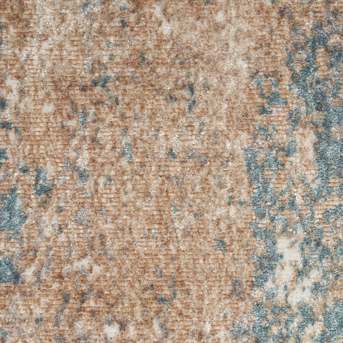Glitz GLZ06 Modern Abstract Distressed Metallic Shimmer Hi-Low Textured Soft-Touch Polyester Low Profile Short-Pile Taupe/Blue/Grey/Cream/Multicolour Rug-Nourison-Rug Love - The Most Loved Rug Store
