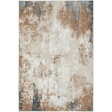 Glitz GLZ06 Modern Abstract Distressed Metallic Shimmer Hi-Low Textured Soft-Touch Polyester Taupe/Blue/Grey/Cream/Multicolour Rug