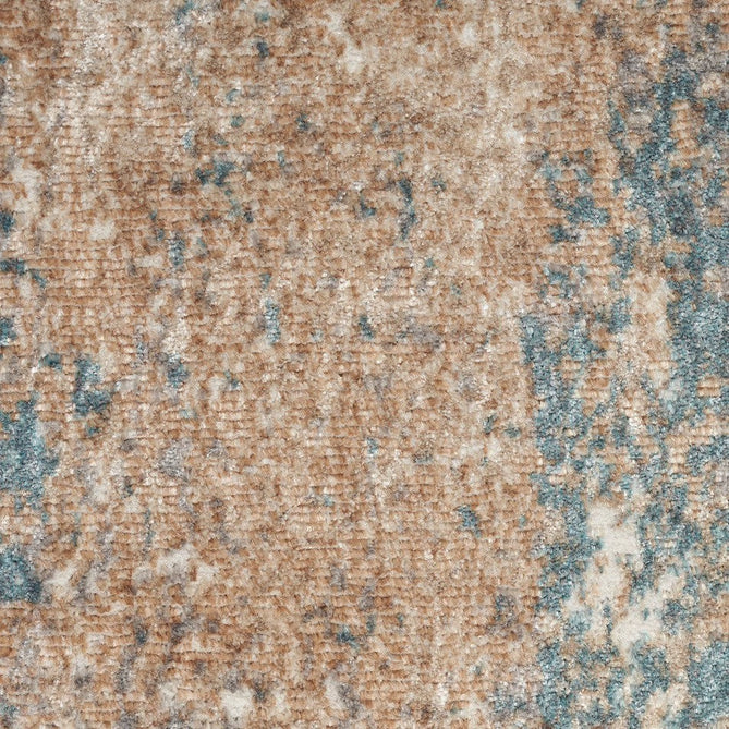 Glitz GLZ06 Modern Abstract Distressed Metallic Shimmer Hi-Low Textured Soft-Touch Short-Pile Polyester Taupe/Blue/Grey/Cream/Multicolour Runner-Nourison-Rug Love - The Most Loved Rug Store