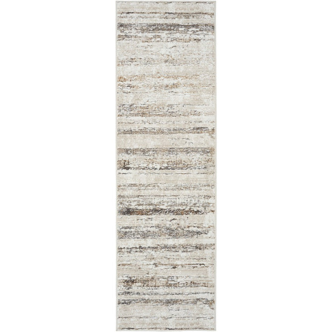 Glitz GLZ10 Modern Abstract Distressed Metallic Shimmer Hi-Low Textured Soft-Touch Short-Pile Polyester Cream/Grey Rug-Nourison-Rug Love - The Most Loved Rug Store