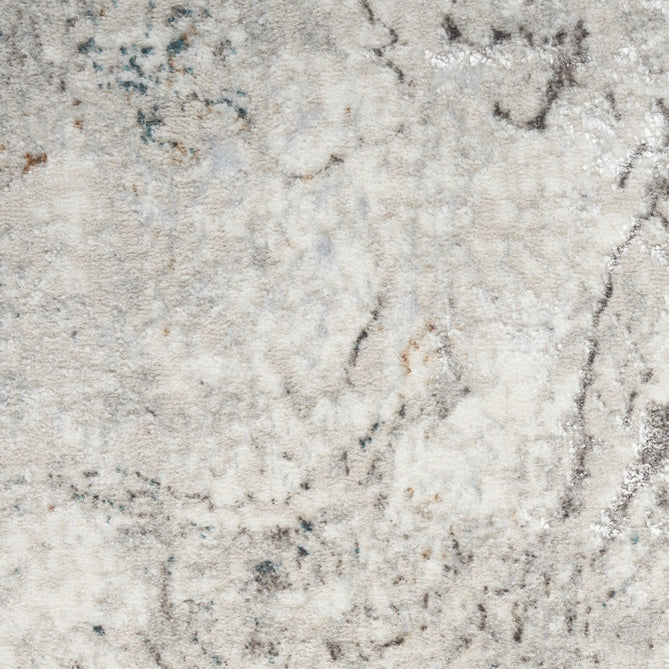 Glitz GLZ20 Modern Abstract Swirl Distressed Metallic Shimmer Hi-Low Textured Soft-Touch Short-Pile Polyester Grey/Multicolour Rug-Nourison-Rug Love - The Most Loved Rug Store